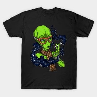 Hipster Alien T-Shirt